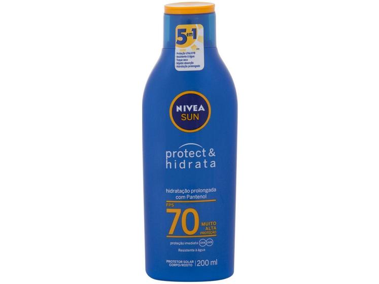 Imagem de Protetor Solar Corporal Nivea FPS 70 Sun - Protect & Hidrata 200ml