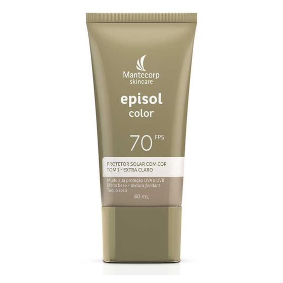 Imagem de Protetor Solar Episol Color Tom 1 Extra Claro FPS70 40ml