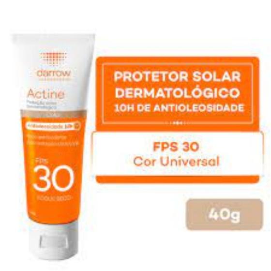 Imagem de Protetor Solar Facial Actine Cor Universal FPS30 com 40g