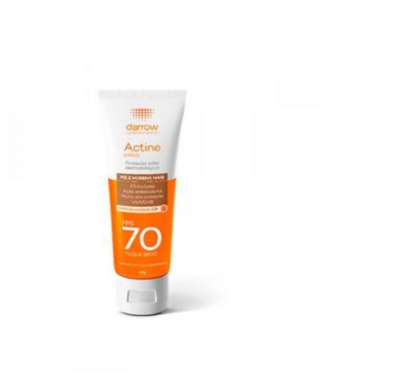 Imagem de Protetor Solar Facial Actine Pele Morena Mais Fps70 40G