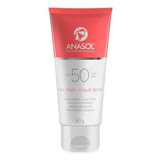 Imagem de Protetor Solar Facial Anasol FPS 50 60g - Dahuer