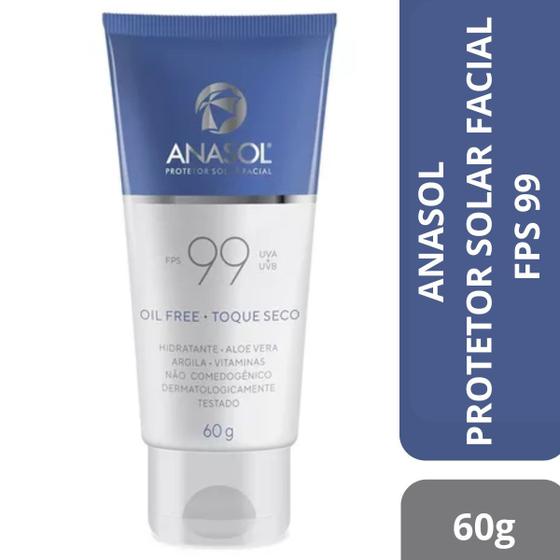 Imagem de Protetor Solar Facial Anasol Fps 99 60g