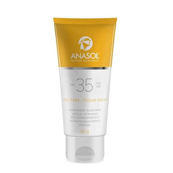 Imagem de Protetor Solar Facial Anasol FPS35 Toque Seco 60Gr - Dauher