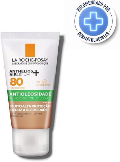 Imagem de Protetor Solar Facial Anthelios Airlicium+ La Roche-Posay FPS80 Cor 3.0 40g