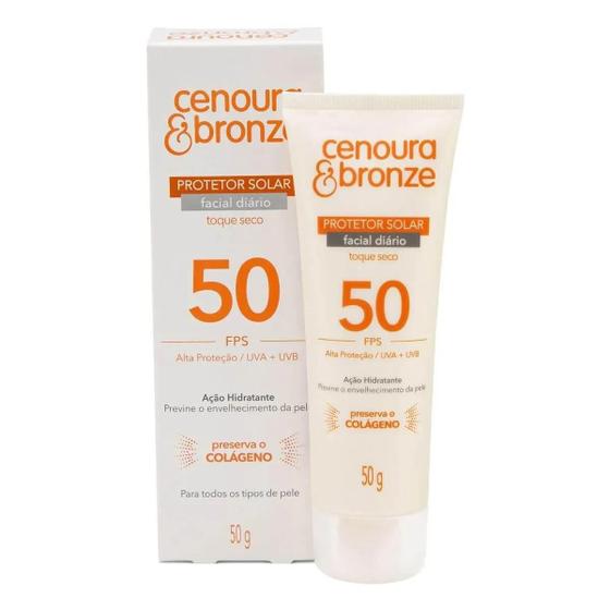 Imagem de Protetor Solar Facial Cenoura Bronze 50g Fps50