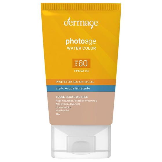 Imagem de Protetor Solar Facial com Cor Dermage Photoage Water Color FPS60