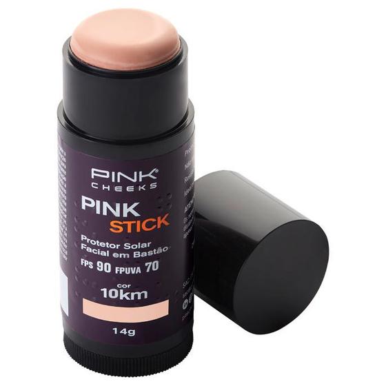 Imagem de Protetor Solar Facial Com Cor Pink Stick FPS90