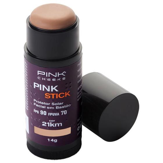 Menor preço em Protetor Solar Facial Com Cor Pink Stick FPS90