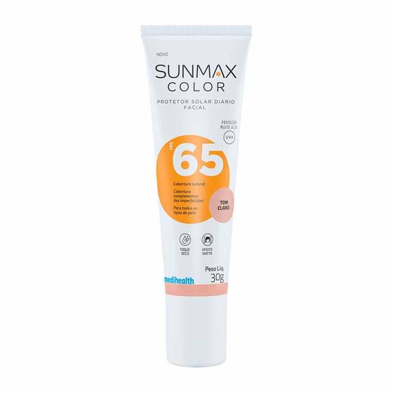 Imagem de Protetor Solar Facial com Cor Sunmax Color Fps65