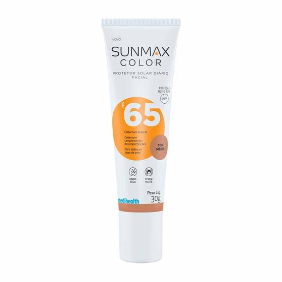Imagem de Protetor Solar Facial com Cor Sunmax Color Fps65