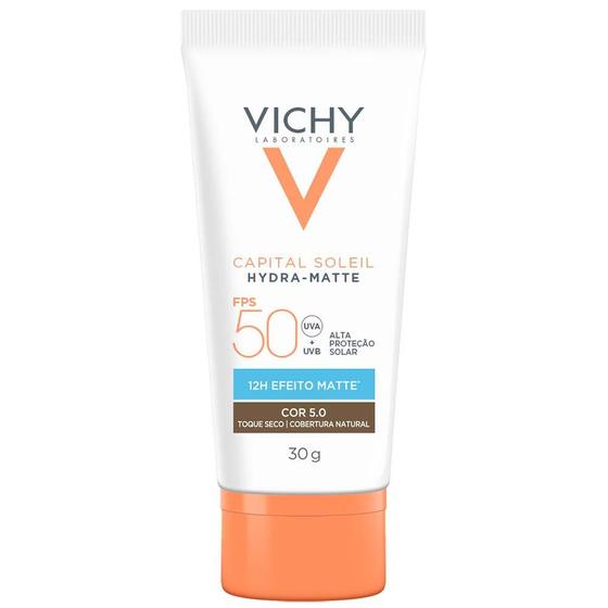 Imagem de Protetor Solar Facial com Cor Vichy Hydra-Matte FPS50