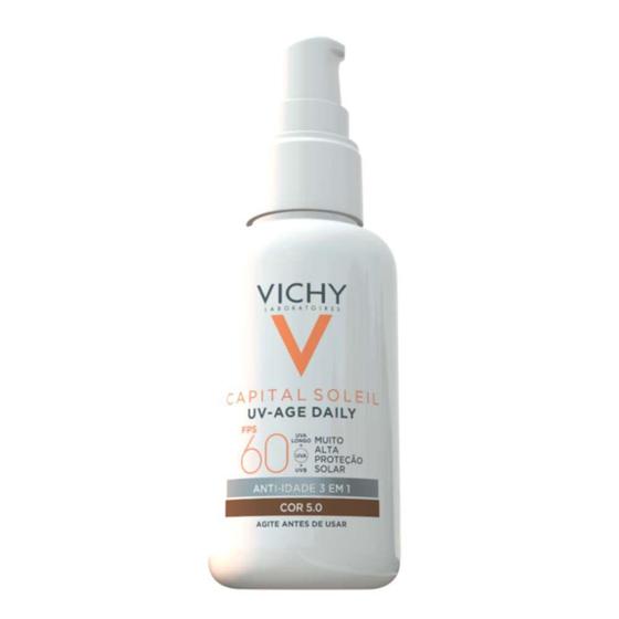 Imagem de Protetor Solar Facial com Cor Vichy  UV-Age Daily FPS60