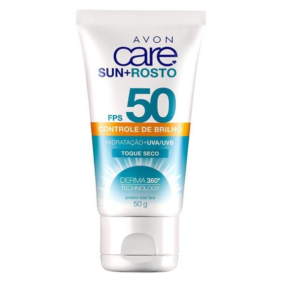 Imagem de Protetor Solar Facial Controle de Brilho Care Sun Fps50 50g - Avon