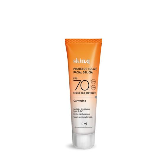 Imagem de Protetor Solar Facial Delícia FPS 70 skin.q  10ml