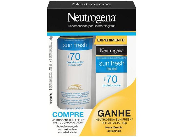 Imagem de Protetor Solar Facial e Corporal Neutrogena FPS 70 - Sun Fresh