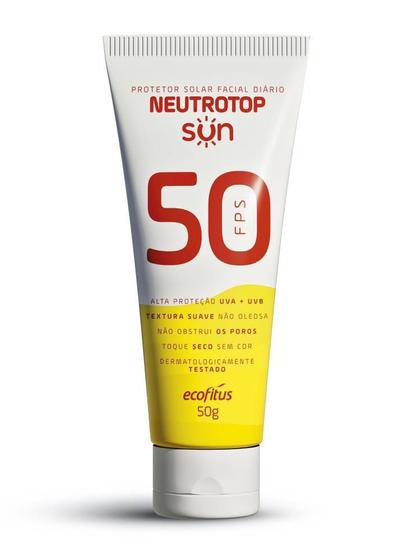 Imagem de Protetor Solar Facial Ecofitus Neutrotop Sun Fps50 50G