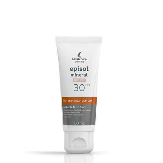 Imagem de Protetor Solar Facial Episol Mineral Com Cor Fps30 60ml