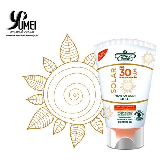 Imagem de Protetor Solar Facial FPS 30 Flores & Vegetais 60g