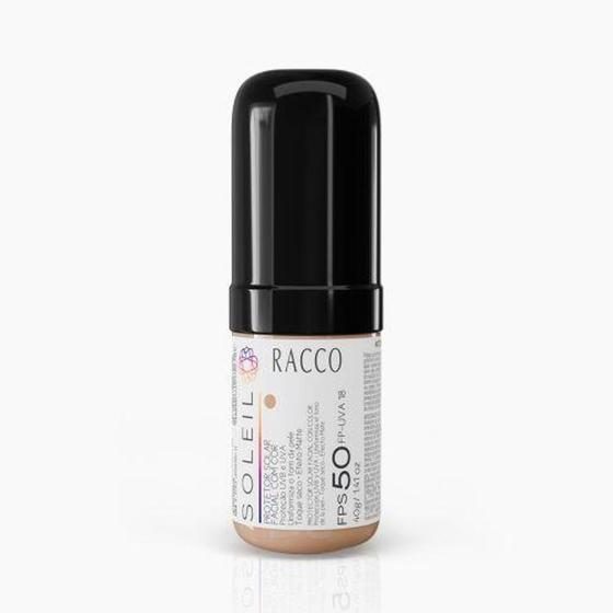 Imagem de Protetor Solar Facial FPS 50 com Cor Soleil Racco, 40g