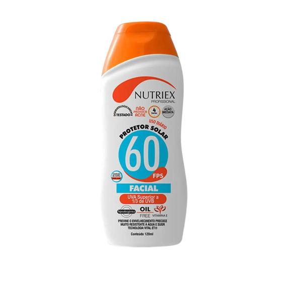 Imagem de Protetor Solar Facial FPS 60 Nutriex 120ml