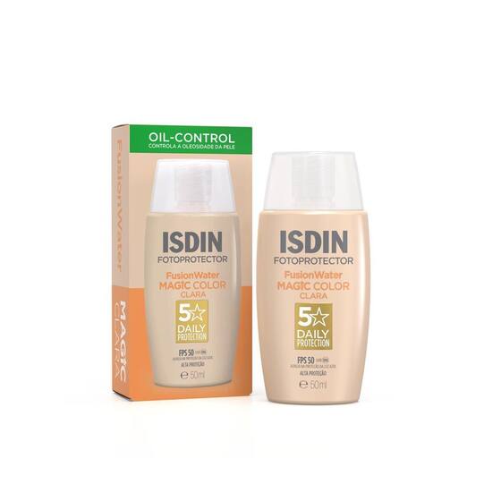 Protetor Solar Facial FPS50 Cor Clara Isdin Fusion Water 50ml