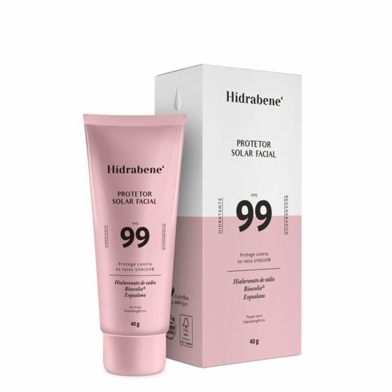 Imagem de Protetor Solar Facial FPS99 40g - Hidrabene