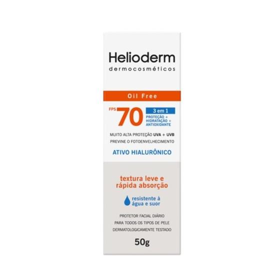 Imagem de Protetor Solar Facial Helioderm FPS 70 50g KLEY HERTZ