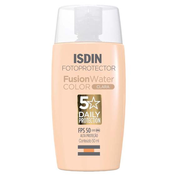 Imagem de Protetor Solar Facial  ISDIN Fusion Water 5 Stars Color FPS50
