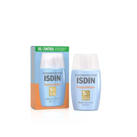 Protetor Solar Facial Isdin Fusion Water FPS 60 Sem Cor 30ml