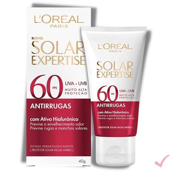 Imagem de Protetor Solar Facial L'Oréal Expertise Antirrugas Fps60 40G
