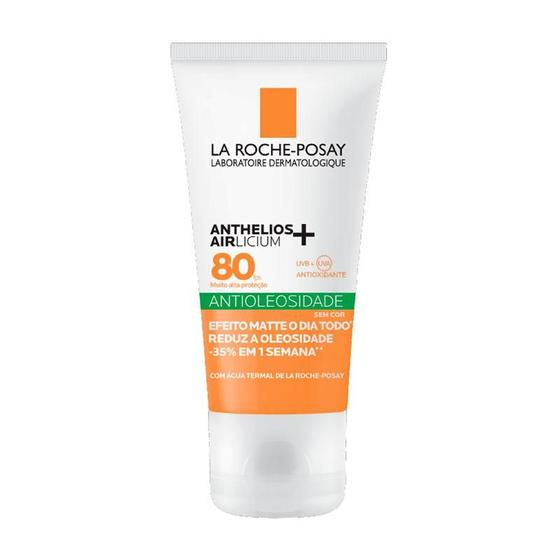 Imagem de Protetor Solar Facial La Roche-Posay Anthelios Airlicium Antioleosidade FPS80 Sem Cor 40g