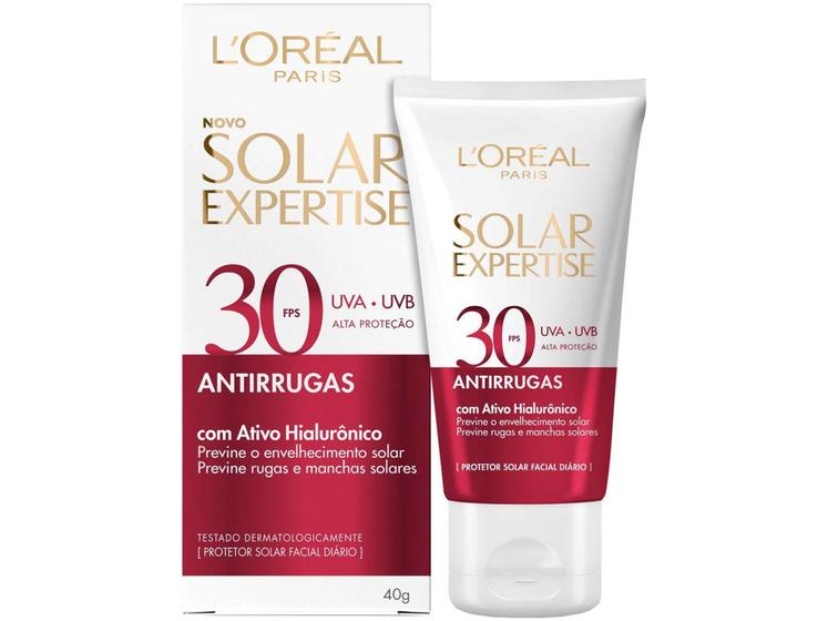 Imagem de Protetor Solar Facial LOréal Paris  - Solar Expertise Antirrugas FPS 30 30g