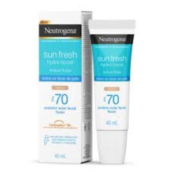 Imagem de Protetor Solar Facial Neutrogena Sun Fresh Hydro Boost FPS 70 Cor 2.0 40ml