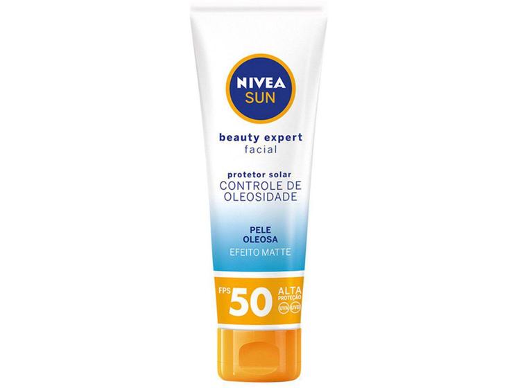 Protetor Solar Facial Nivea Sun FPS 50 - Beauty Expert 50g Menor preço em Protetor Solar Facial Nivea Sun FPS 50 - Beauty Expert 50g