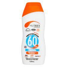 Imagem de Protetor Solar Facial Nutriex Profissional FPS 60 1/3 UVA 120 ml