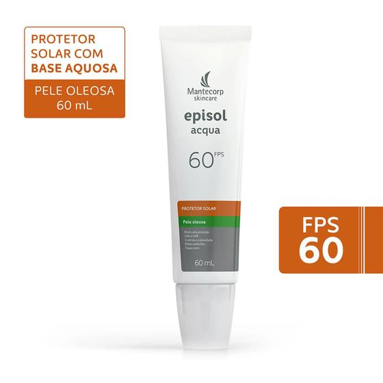 Imagem de Protetor Solar Facial Pele Oleosa Episol Acqua Fps60 - 60ml