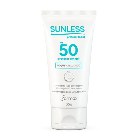 Imagem de Protetor Solar Facial Sunless Gel Translúcido FPS 50 35g