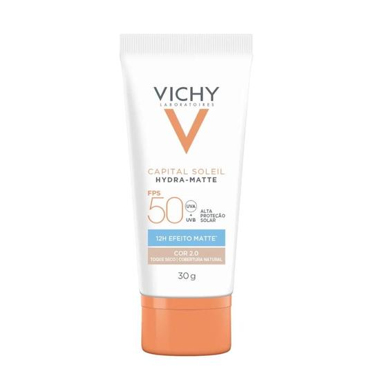 Imagem de Protetor Solar Facial Vichy Hydra-Matte Fps 50 Cor 2.0 30G