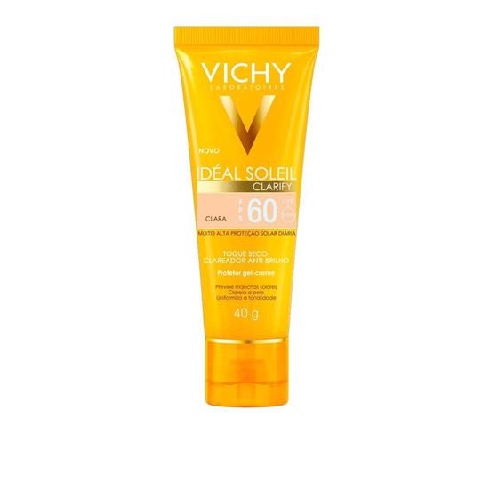 Protetor Solar Facial Vichy Ideal Soleil Clarify Clara Fps 60 40g Menor preço em Protetor Solar Facial Vichy Ideal Soleil Clarify Clara Fps 60 40g