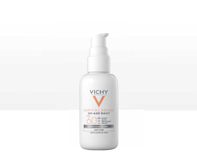 Imagem de Protetor Solar Facial Vichy UV-Age Daily Sem Cor FPS 60 40G