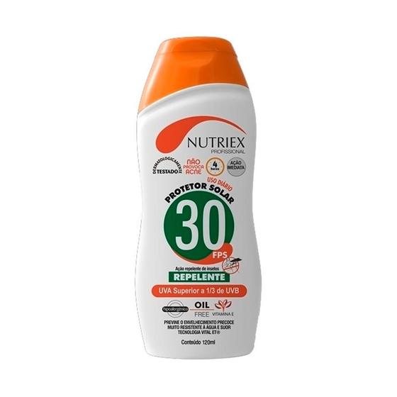 Imagem de Protetor Solar FPS-30 UVA Com Repelente Nutriex