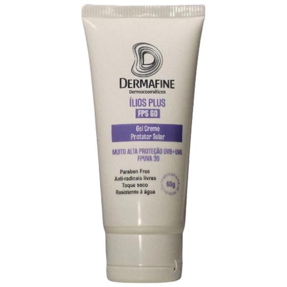 Imagem de Protetor Solar Ílios Plus Gel Creme FPS60 Dermafine 60g