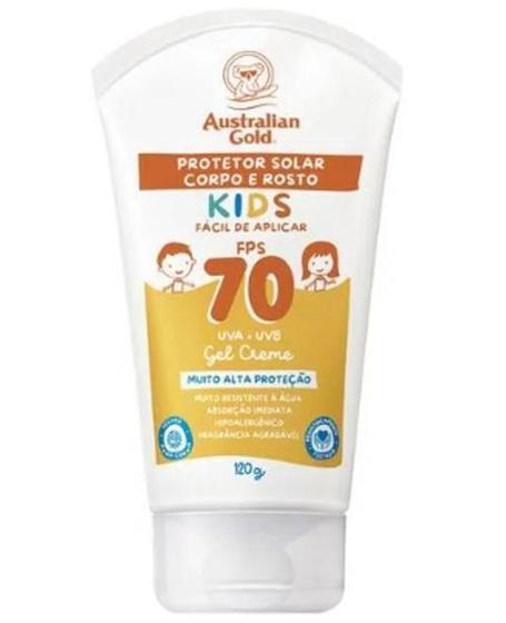 Imagem de Protetor Solar Infantil Australian Gold Kids Fps70 - 120G