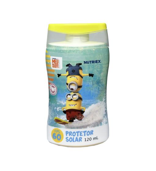 Imagem de Protetor solar infantil fps60 nutriex kids minions 120ml