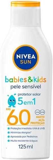 Imagem de Protetor Solar Infantil Nivea Sun Kids FPS60 Sensitive - 125ml