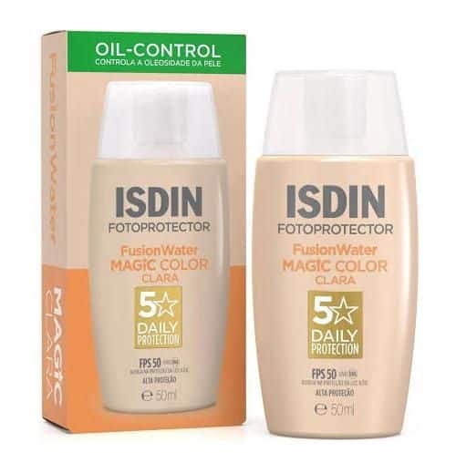 Protetor Solar ISDIN Fusion Water Color Clara FPS 50 50ml Facial