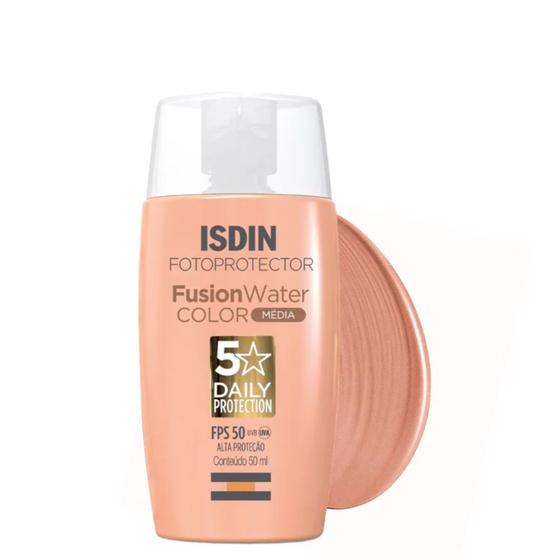 Imagem de Protetor Solar ISDIN Fusion Water Color FPS 50 Cor MÉDIA 50ml