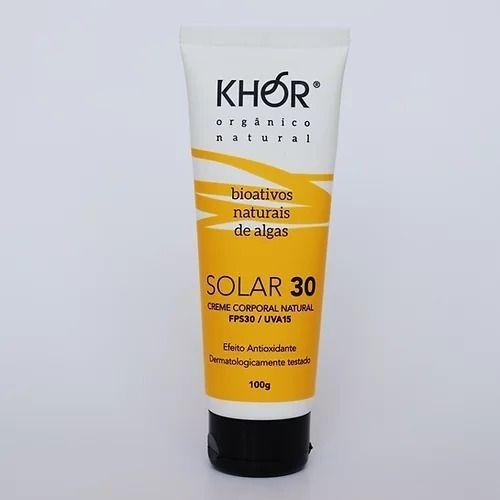 Imagem de Protetor Solar Khor  Natural Facial e Corporal Vegano FPS 30 100G