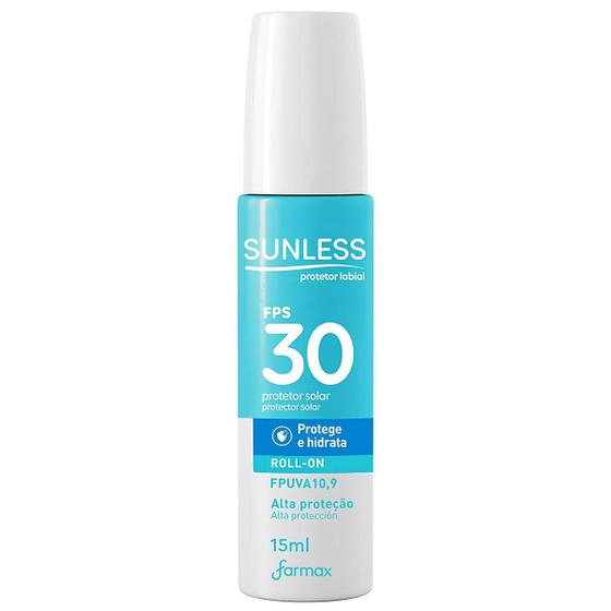Imagem de Protetor Solar Labial FPS30 Branco Sunless 15 ml