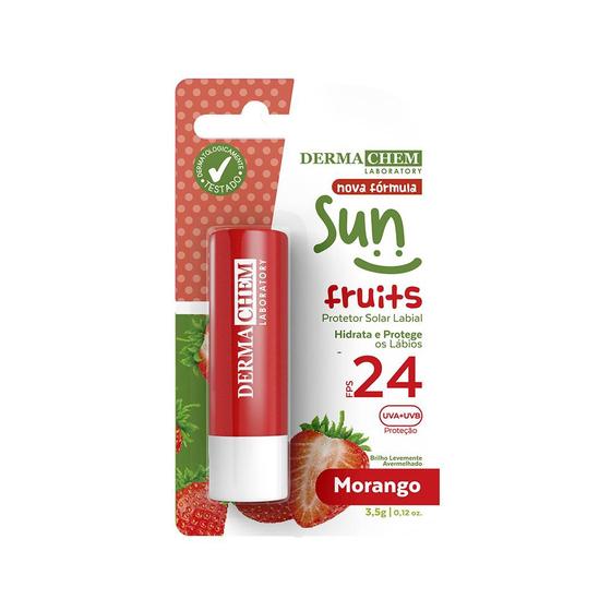 Imagem de Protetor Solar Labial Sun Frutis FPS 24 - Dermachem